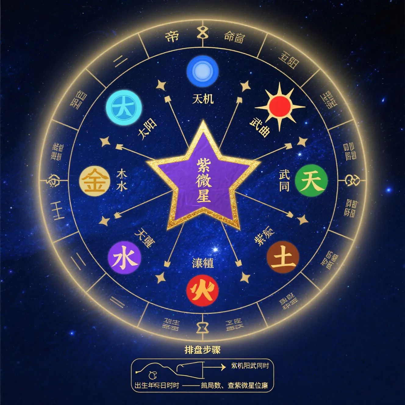 探秘紫微星系推演，解鎖命運密碼。 - 風水寶典-風水寶典